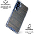 Black Painted Wood Galaxy S25 Clear Case